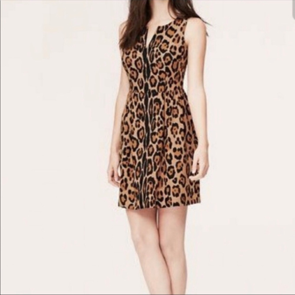 Loft animal print dress.